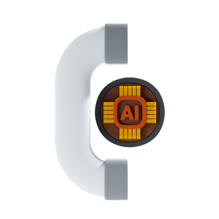 Ai Call  3D Icon