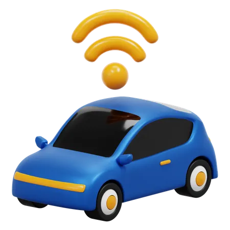 AI CAR  3D Icon