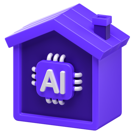 Ai casa  3D Icon