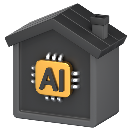 Ai casa  3D Icon