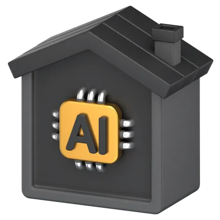 Ai casa  3D Icon