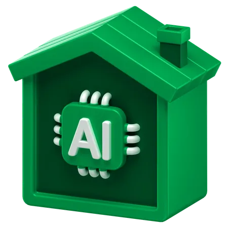 Ai casa  3D Icon