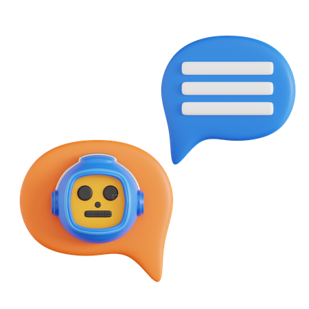 KI-Chat  3D Icon