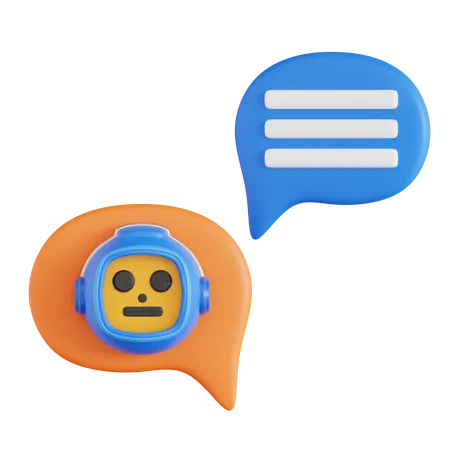 KI-Chat  3D Icon