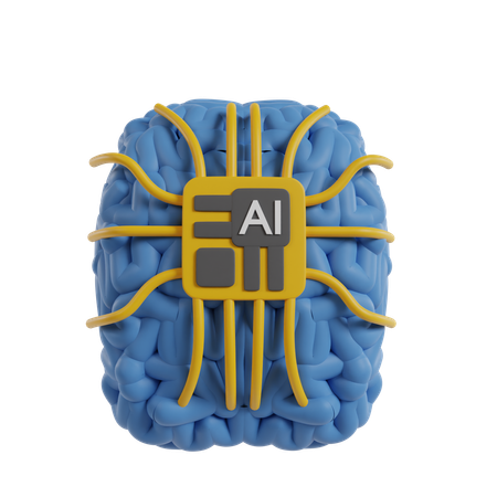 Ai Cérebro  3D Icon