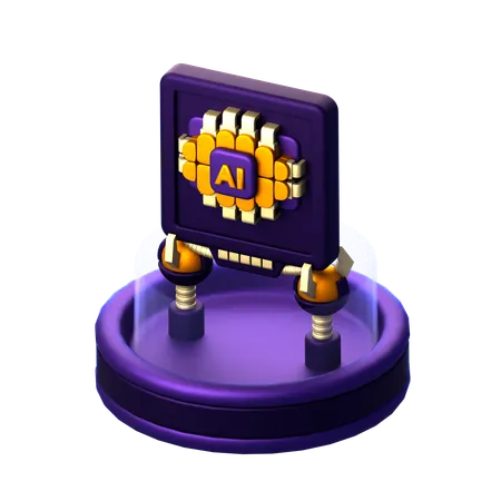 Cerebro Ai  3D Icon