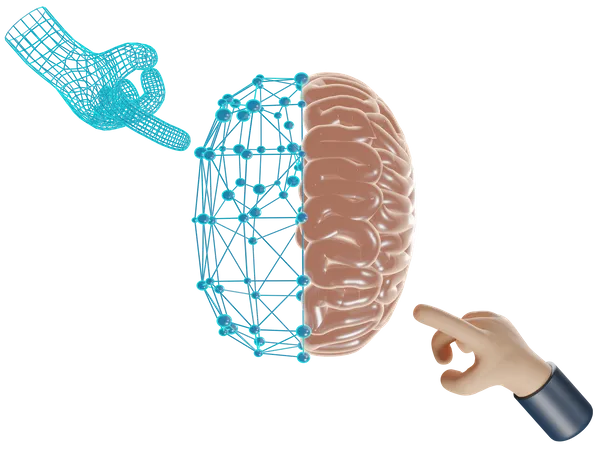 Ai Cérebro  3D Icon