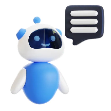 AI CHAT  3D Icon