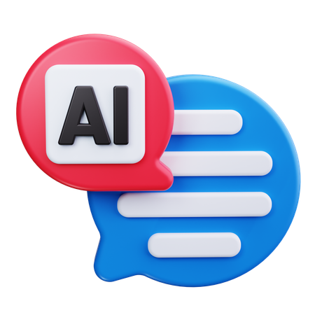 AI Chat  3D Icon