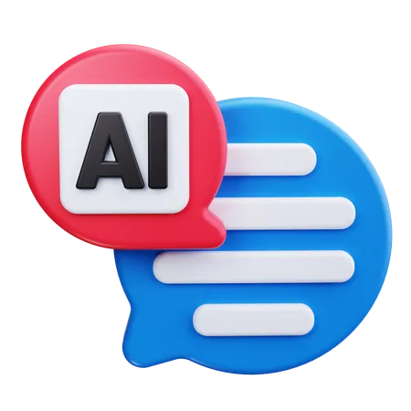 AI Chat  3D Icon