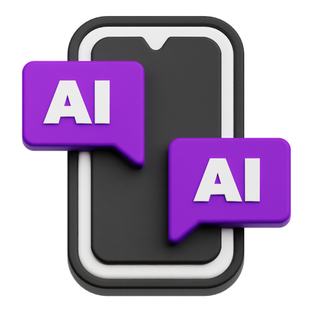 AI Chat  3D Icon