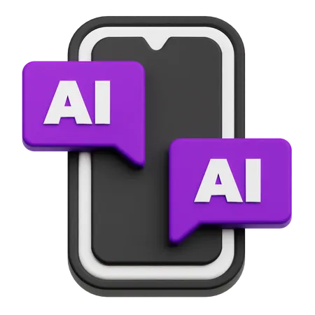 AI Chat  3D Icon