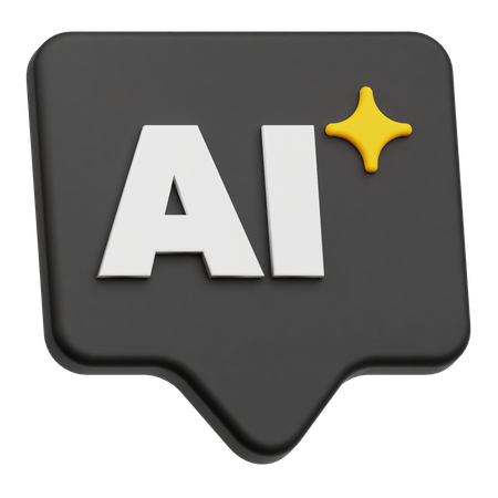 AI Chat  3D Icon