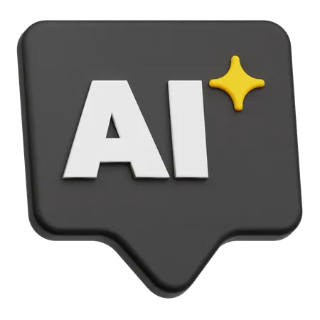 AI Chat  3D Icon