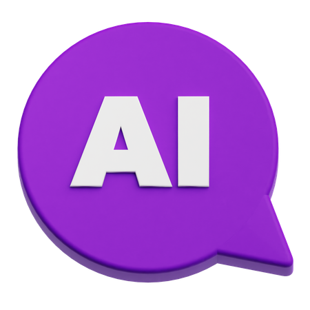 AI Chat  3D Icon