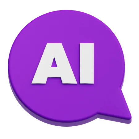 AI Chat  3D Icon