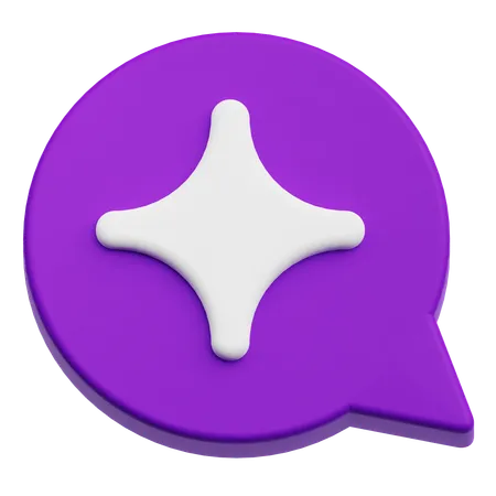 AI Chat  3D Icon