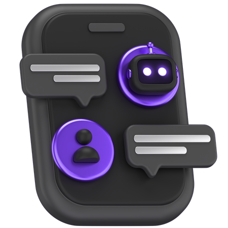 Ai Chat  3D Icon