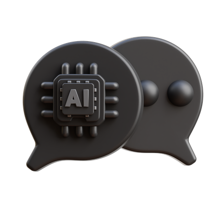 AI Chat  3D Icon