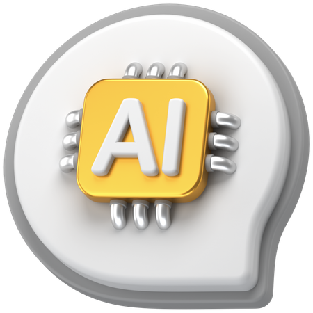 Ai Chat  3D Icon