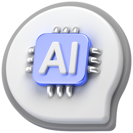 KI-Chat  3D Icon