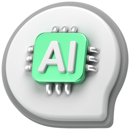 KI-Chat  3D Icon