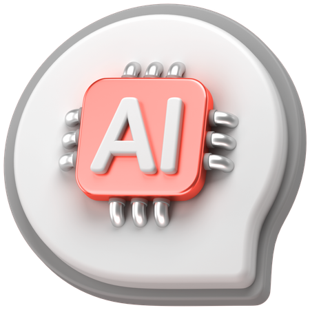Ai Chat  3D Icon