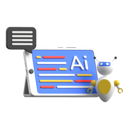 Ai Chat  3D Icon