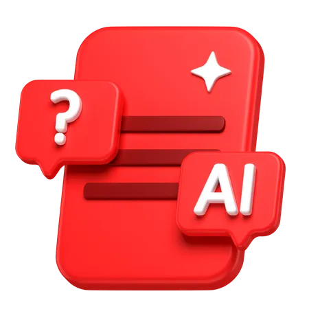 Ai Chat  3D Icon