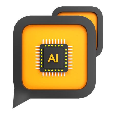 Ai Chat  3D Icon