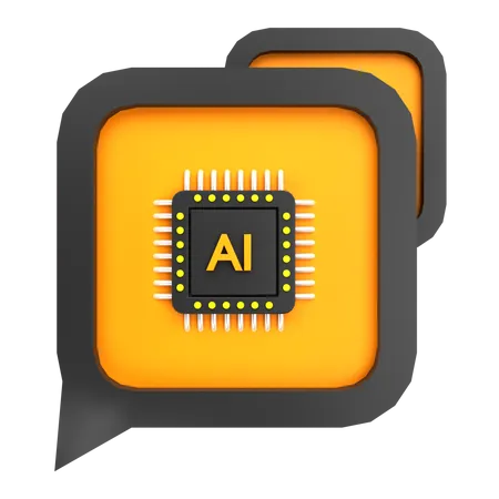 Ai Chat  3D Icon