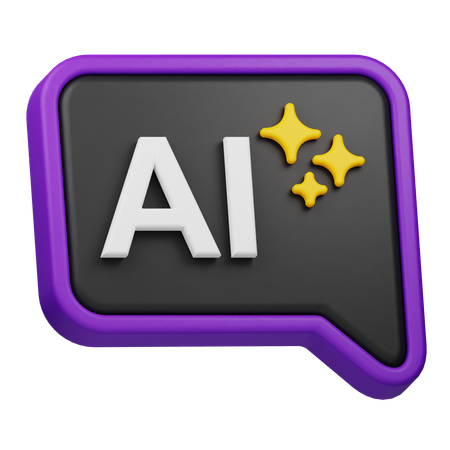 AI Chat  3D Icon