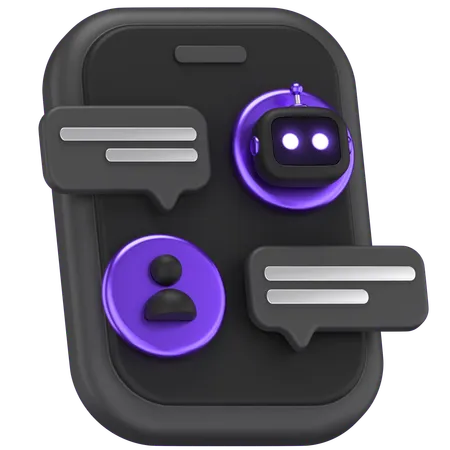 Ai Chat  3D Icon