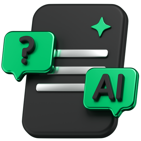 Ai Chat  3D Icon