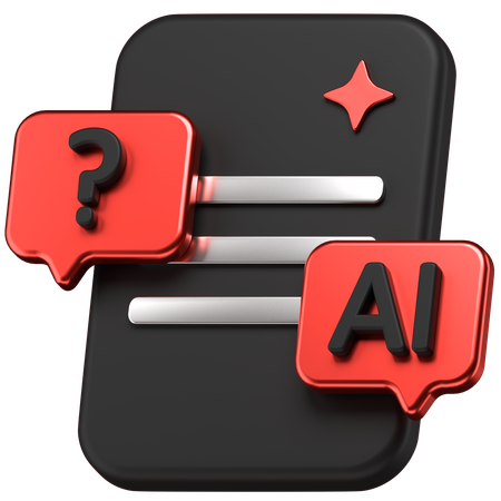 Ai Chat  3D Icon