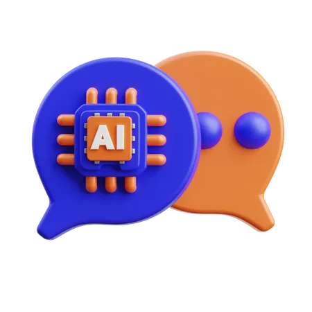 AI Chat  3D Icon