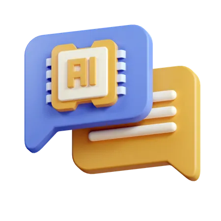 Ai Chat  3D Icon