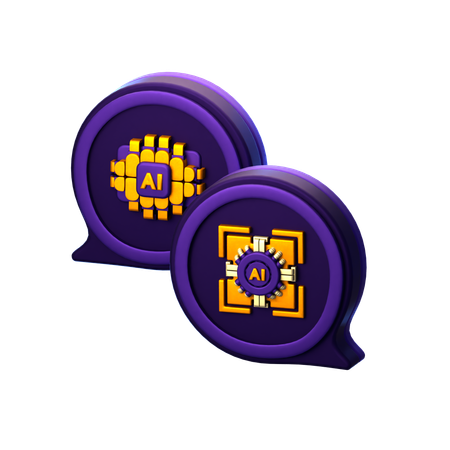 Ai Chat  3D Icon