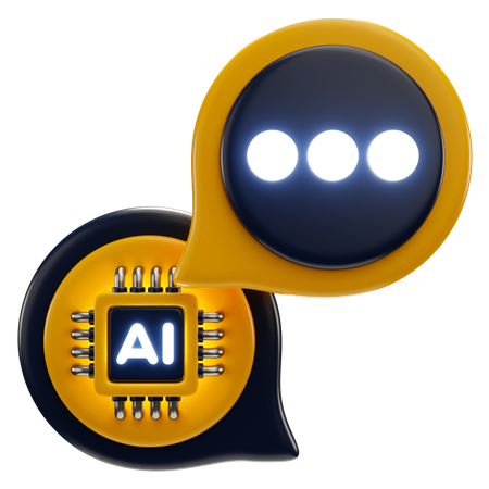 Ai Chat  3D Icon