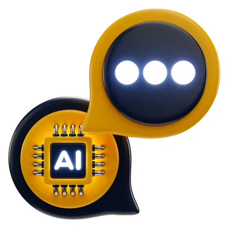 Ai Chat  3D Icon