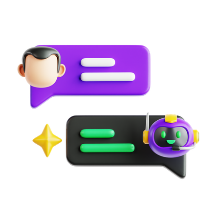 Ai Chat  3D Icon