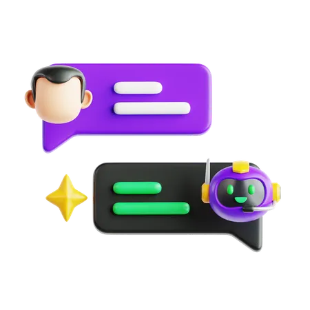 Ai Chat  3D Icon