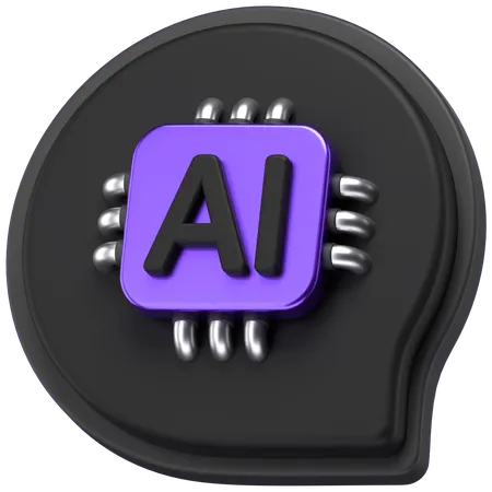 Ai Chat  3D Icon