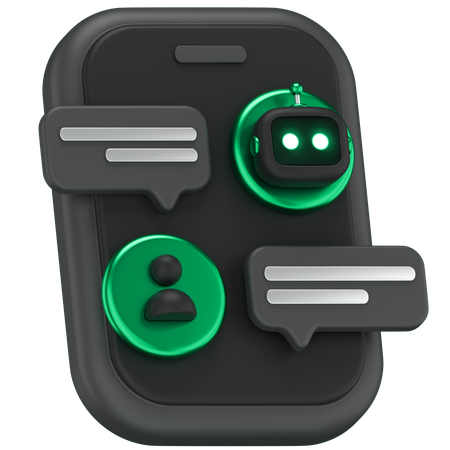 Ai Chat  3D Icon