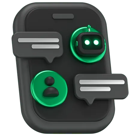 Ai Chat  3D Icon