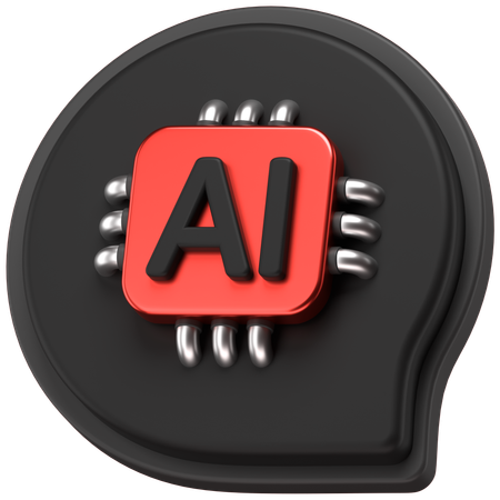 Ai Chat  3D Icon