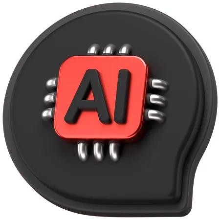 Ai Chat  3D Icon