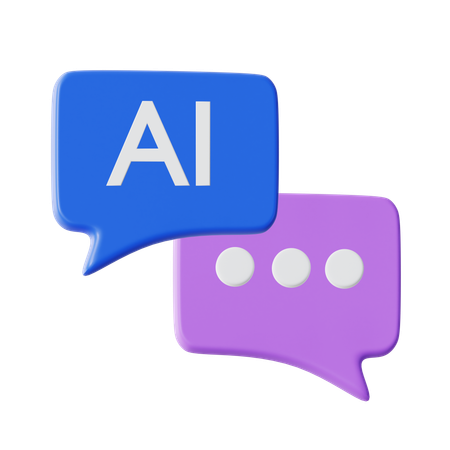 Ai Chat  3D Icon
