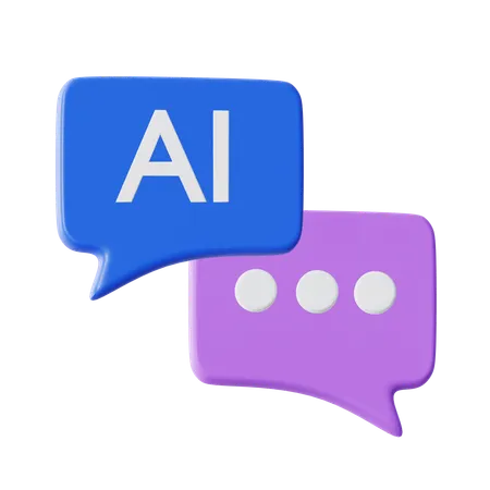 Ai Chat  3D Icon