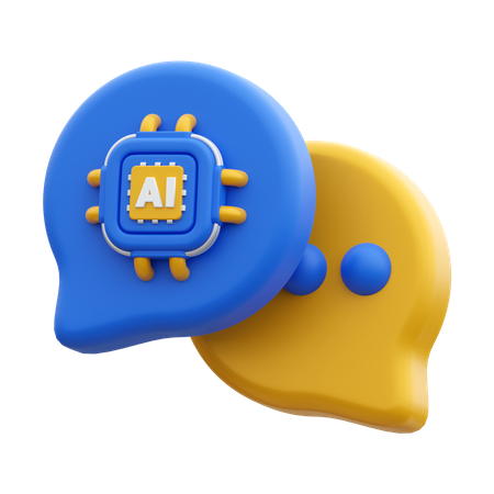 Ai Chat  3D Icon